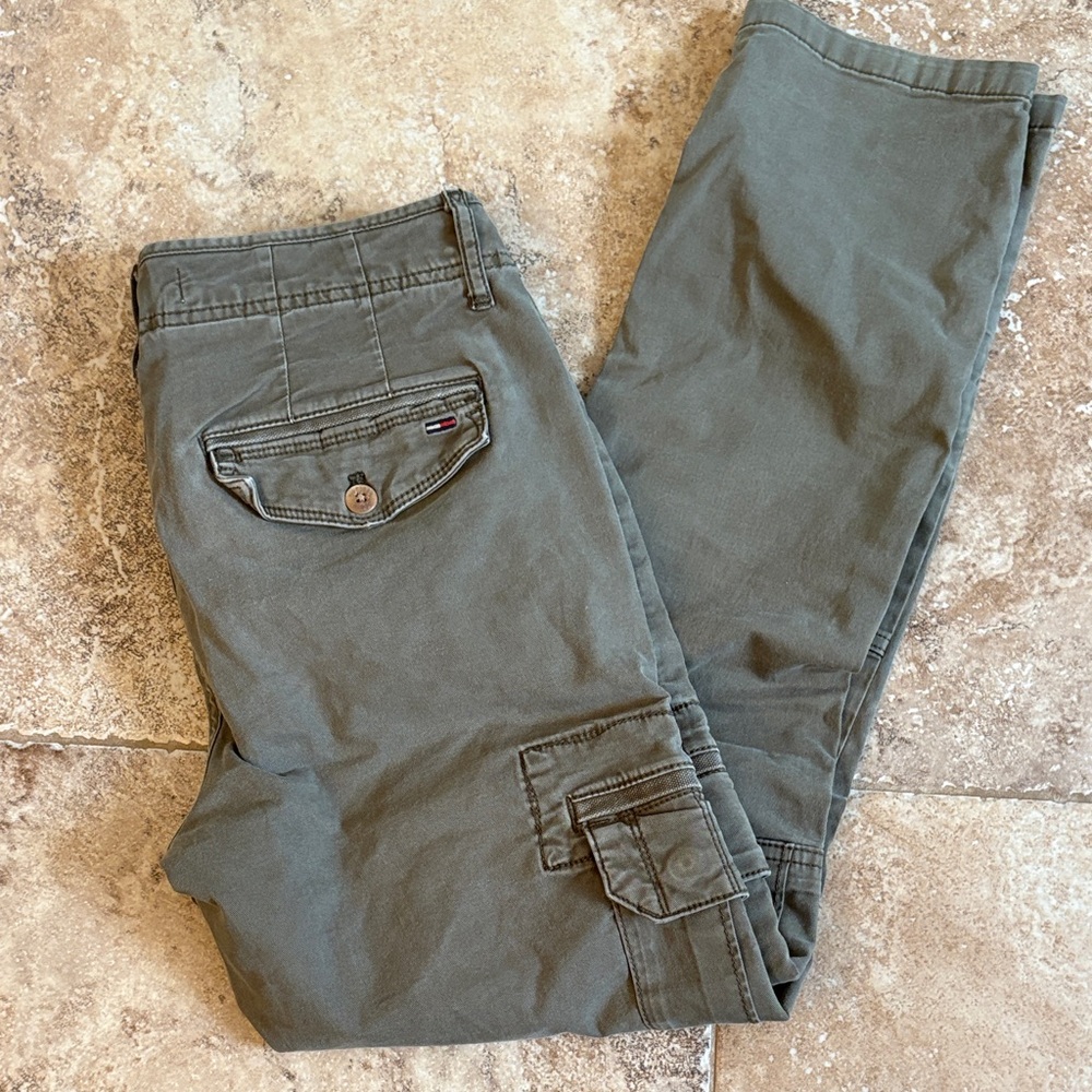 Tommy Hilfiger Men's Green Cargo Pants